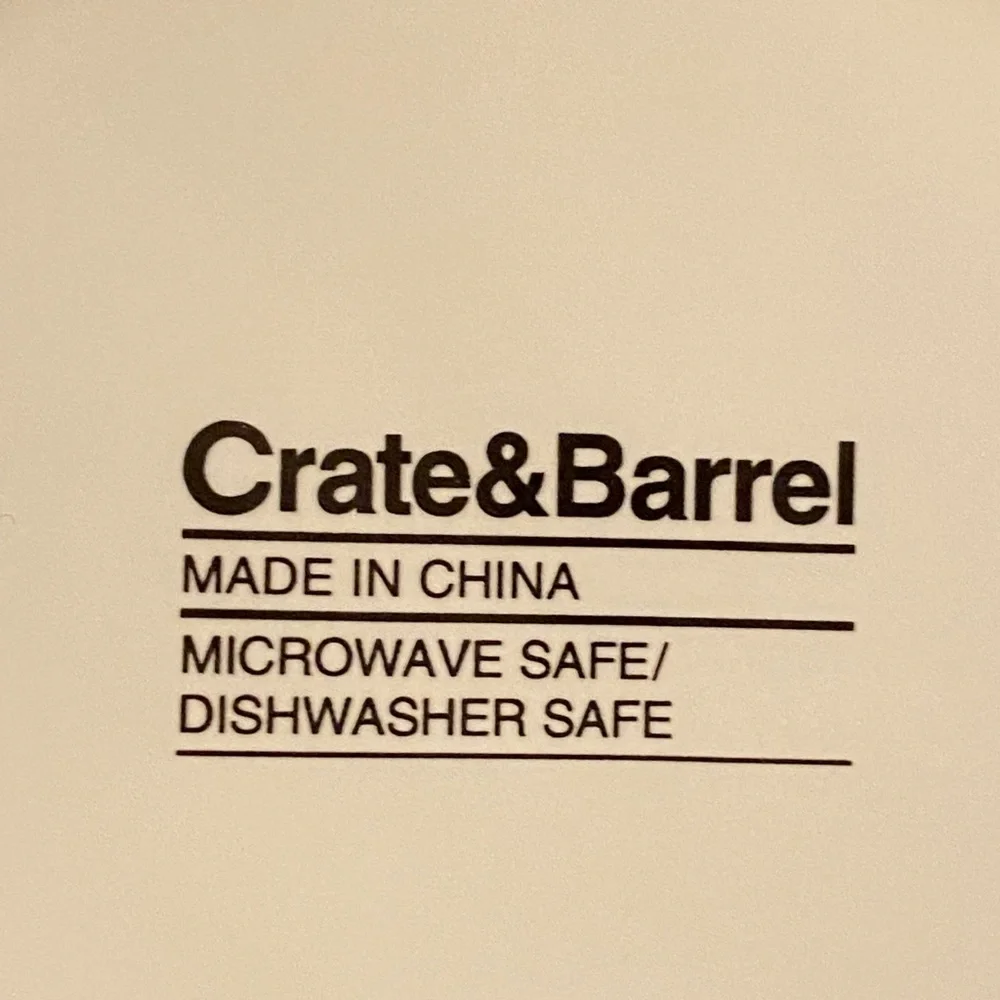 Pair of Crate & Barrel Stackable Mugs Cups
